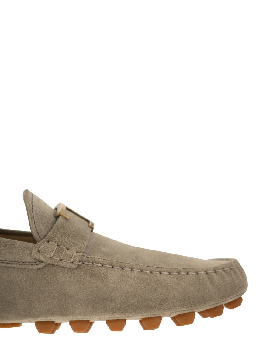 Tod's Rubber Bubble T In Suede Leather