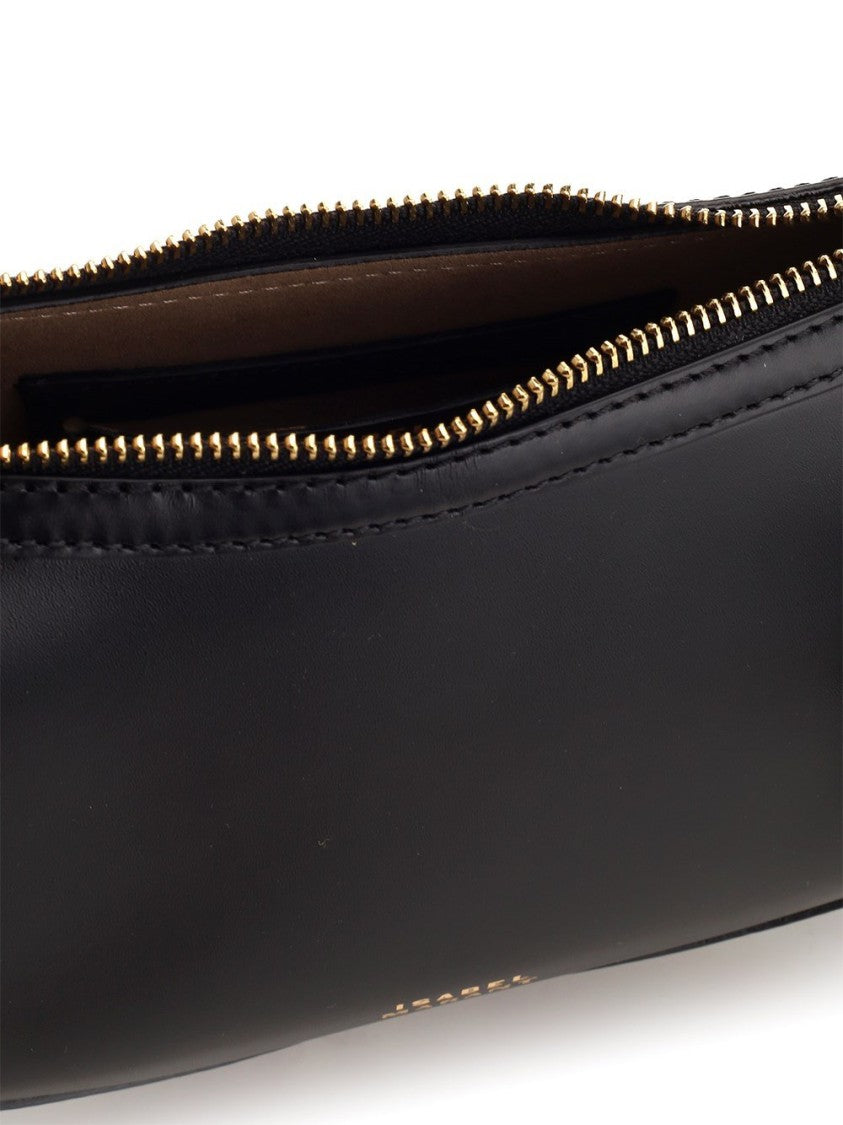 Isabel Marant Crescent-Shaped Shoulder Bag With Metallic Studs