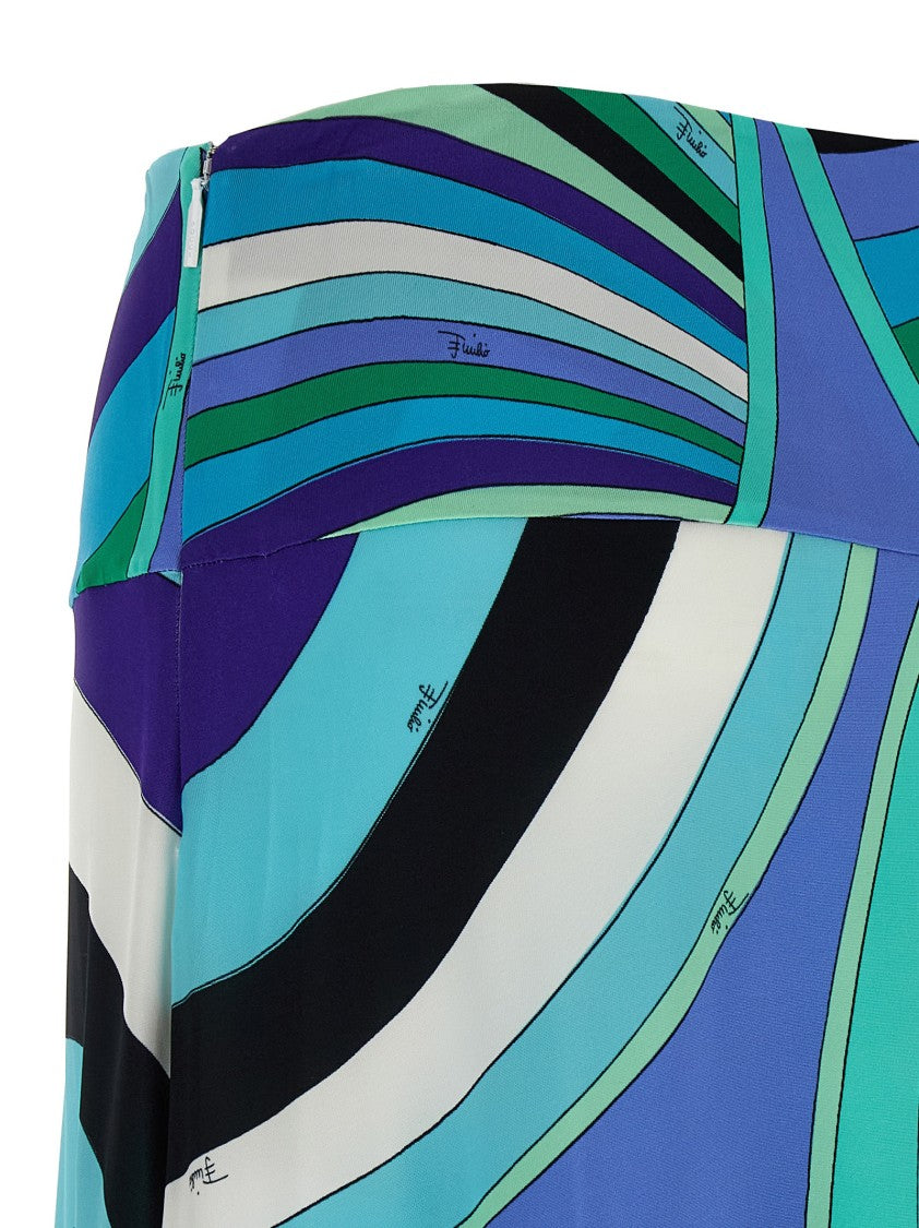 Emilio Pucci Iride Print Skirt