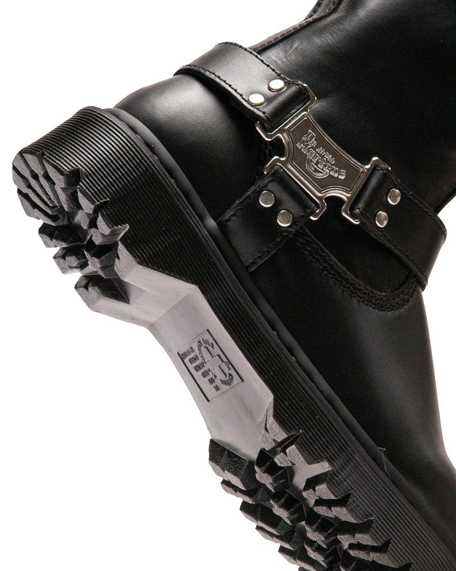 Dr. Martens Anistone Hi Black Biker Boots