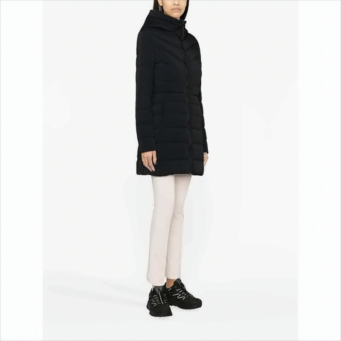 Canada Goose Mid-Thigh Length Horizontal Quilted Canada Goose Padded Coat