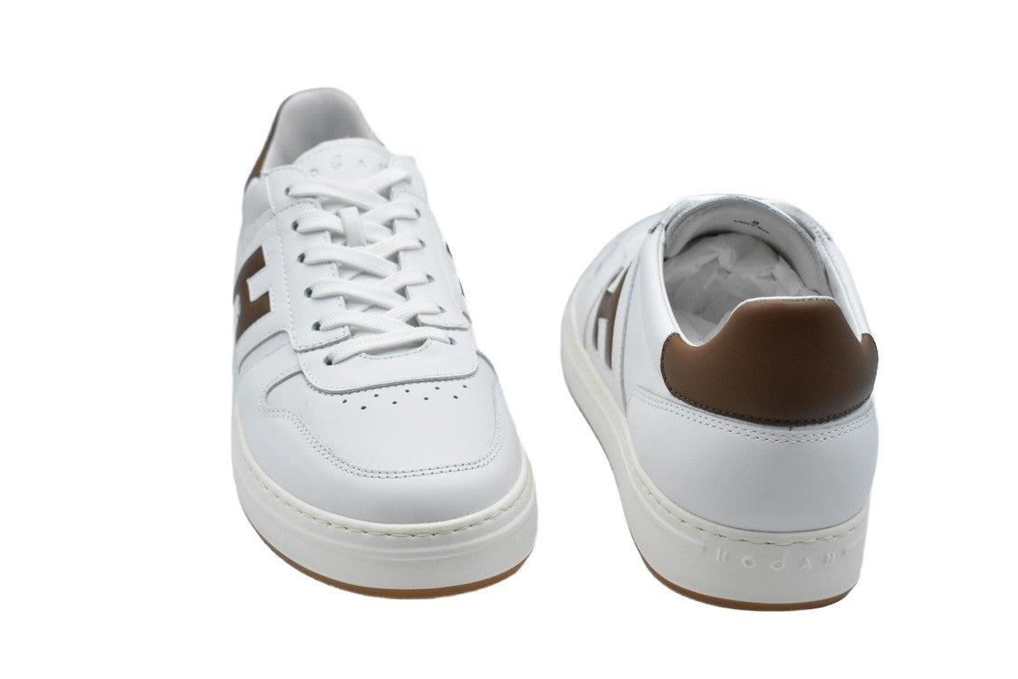 Hogan White Sneakers With Suede And Nappa