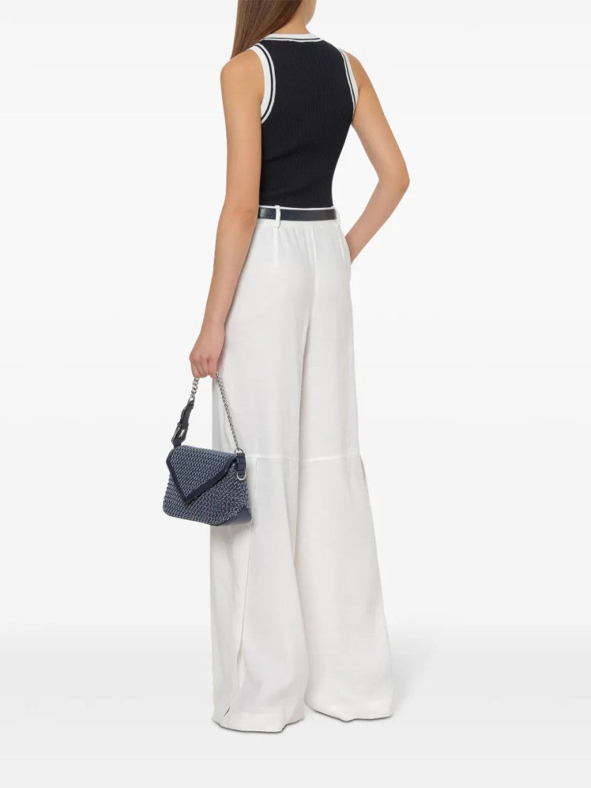 Alberta Ferretti Timeless Neutrals Classic Silhouette Top