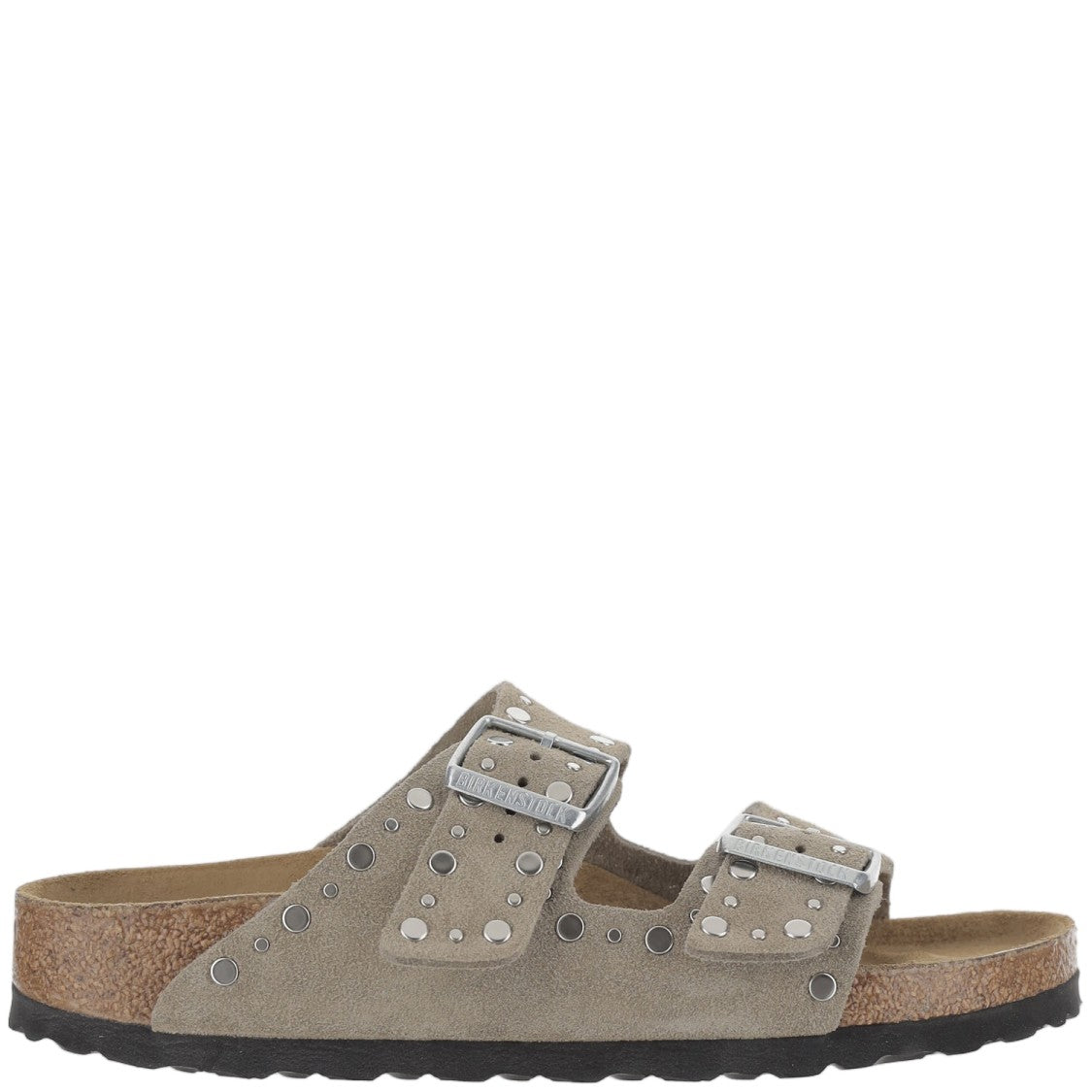 Birkenstock Arizona Rivet Sandals With Suede Upper And Adjustable Straps
