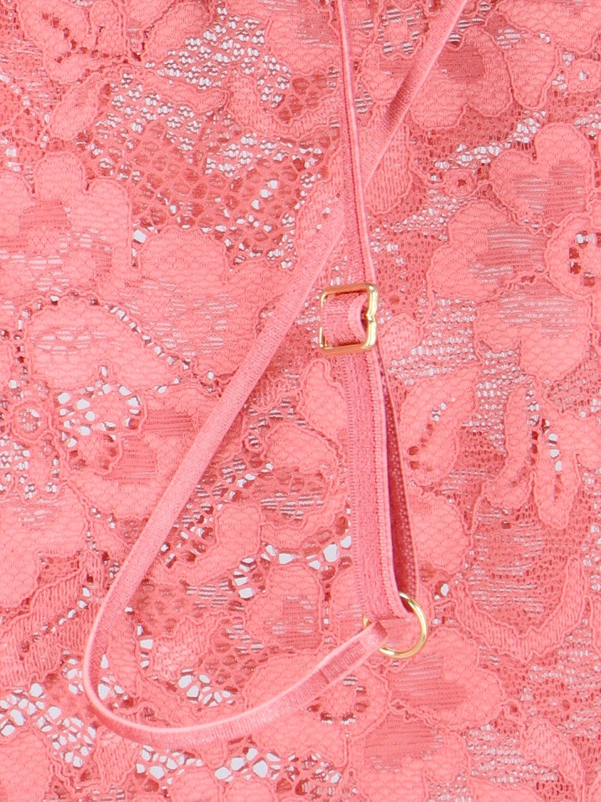 Oséree Floral Lace Midi Dress