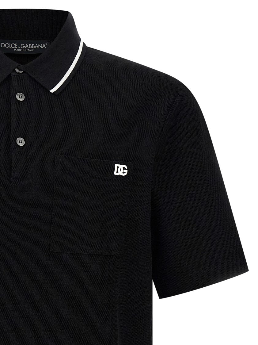 Dolce & Gabbana Embroidery Polo Shirt