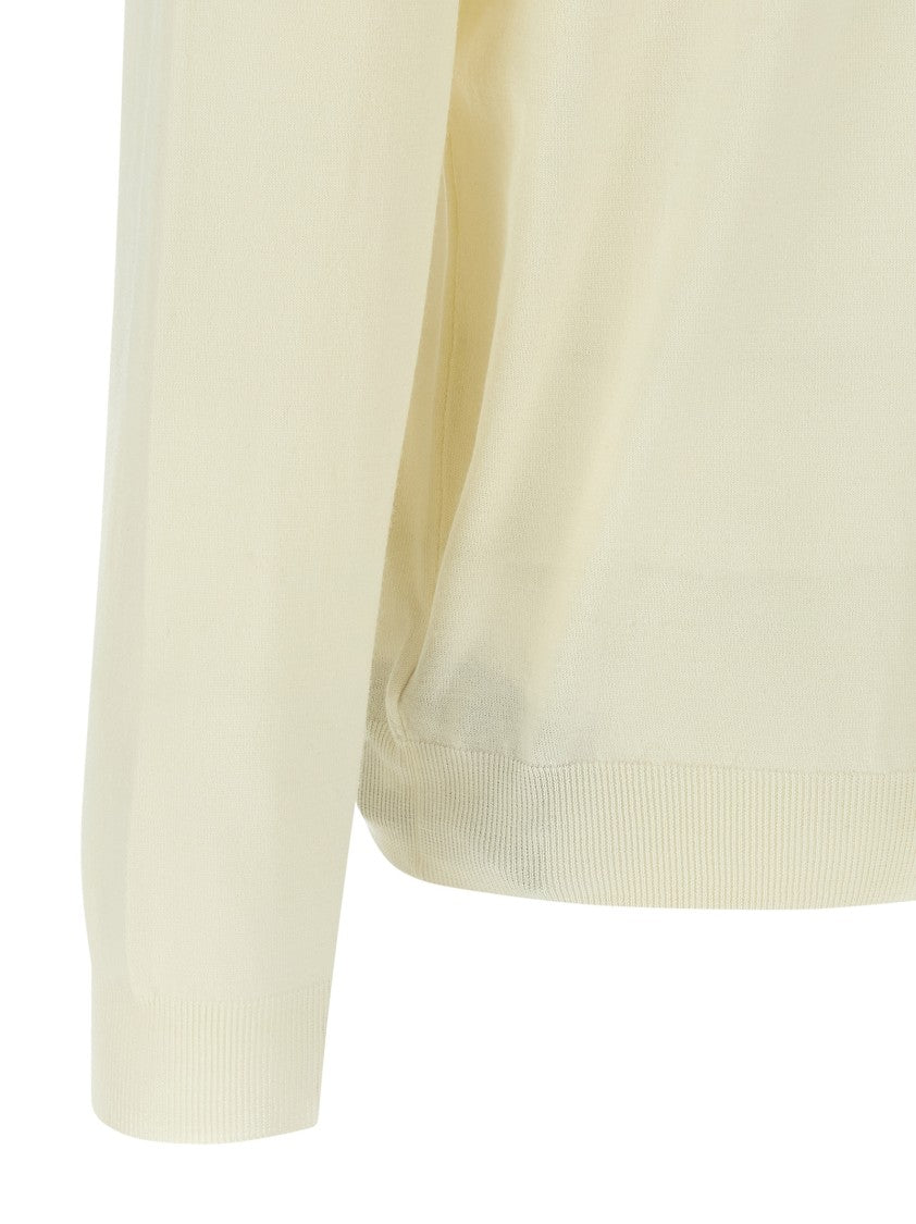 Zanone Lightweight Flexwool Sweater With Turned-Up High Neck