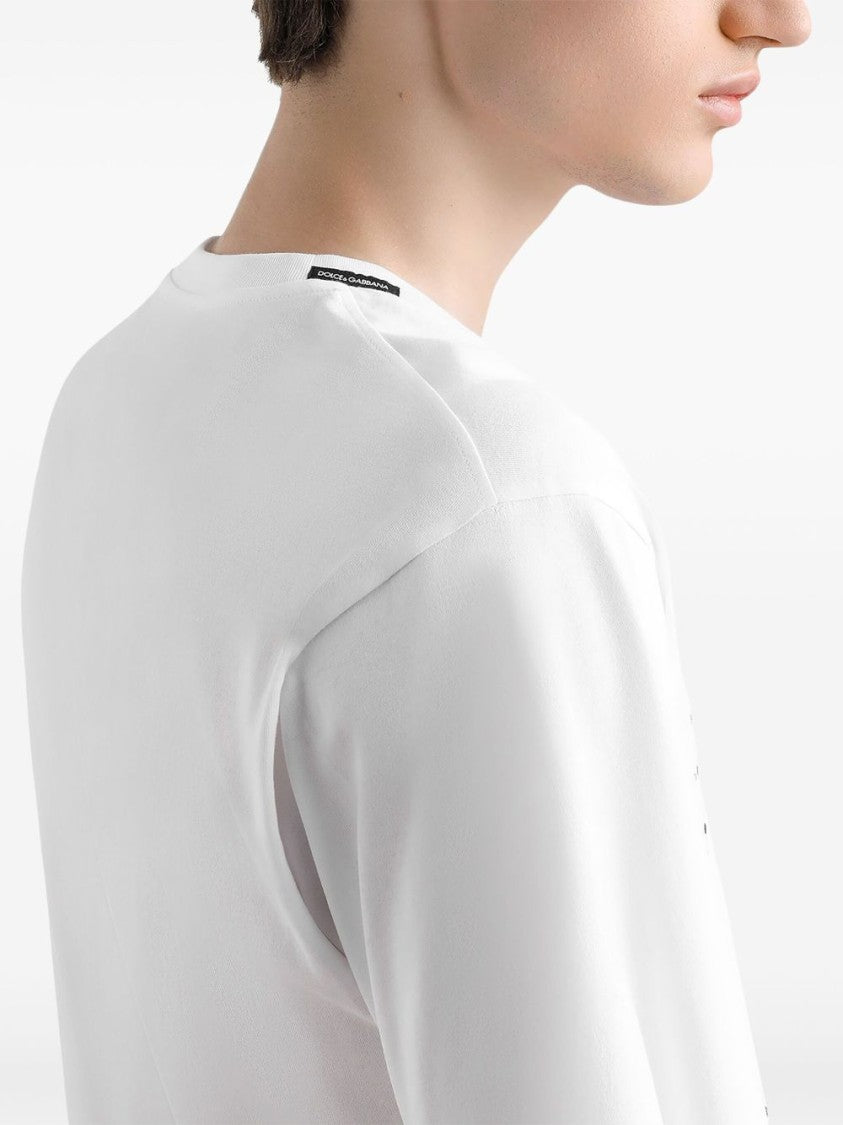 Dolce & Gabbana Graphic Short Sleeve T-Shirt