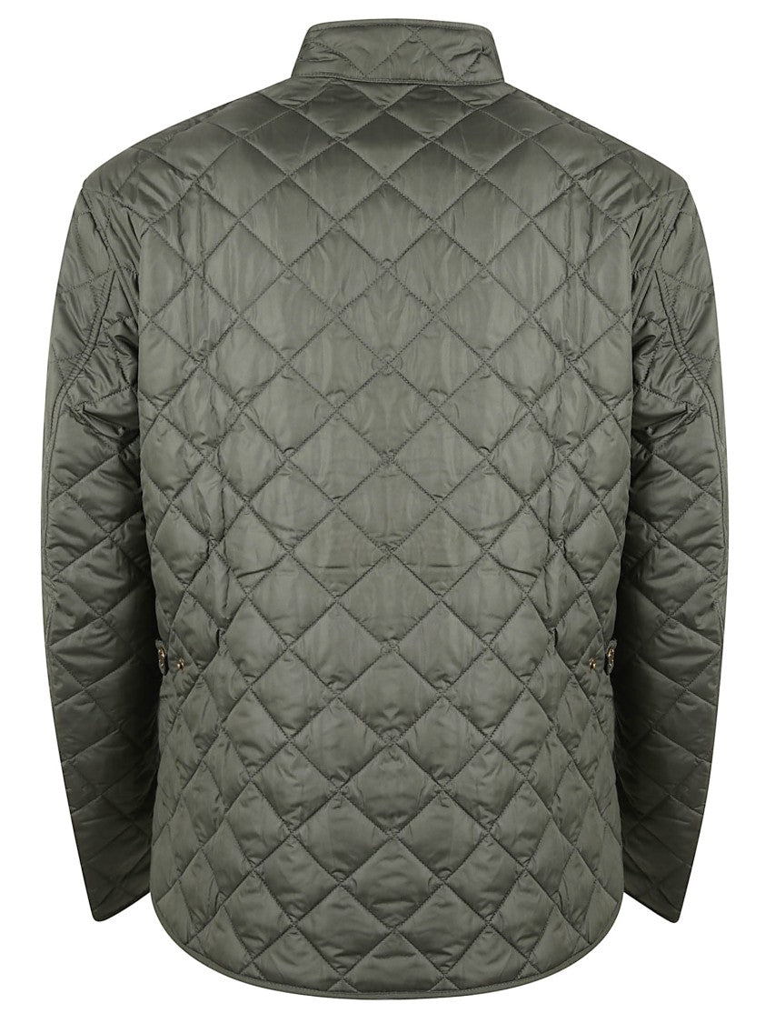 Barbour Quilted Casual Jacket With Stand-Up Collar