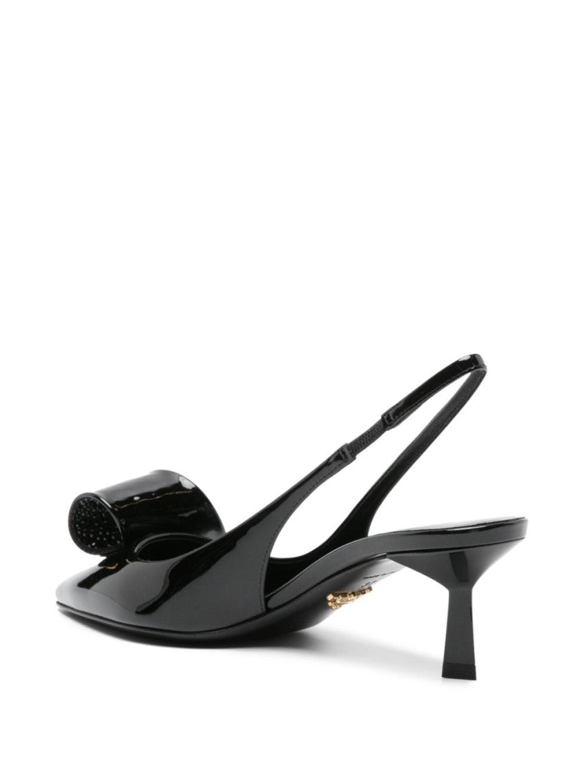 Prada 55Mm Embellished Slingback Pumps