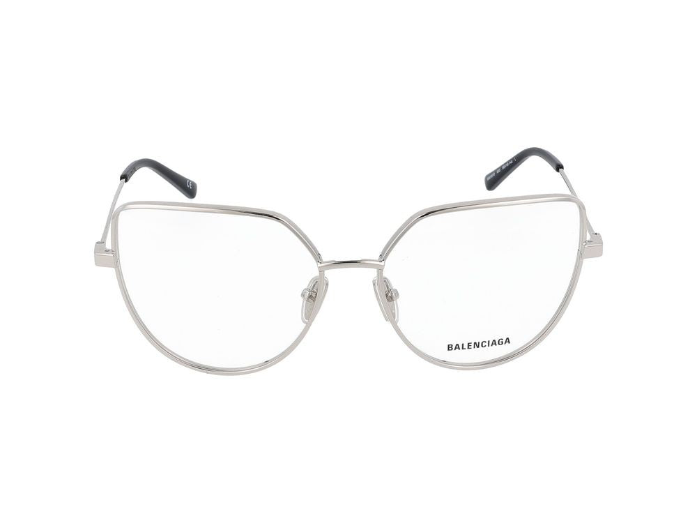 Balenciaga Eyeglasses Bb0197o 003 Silver Silver Transparent 56/16/140
