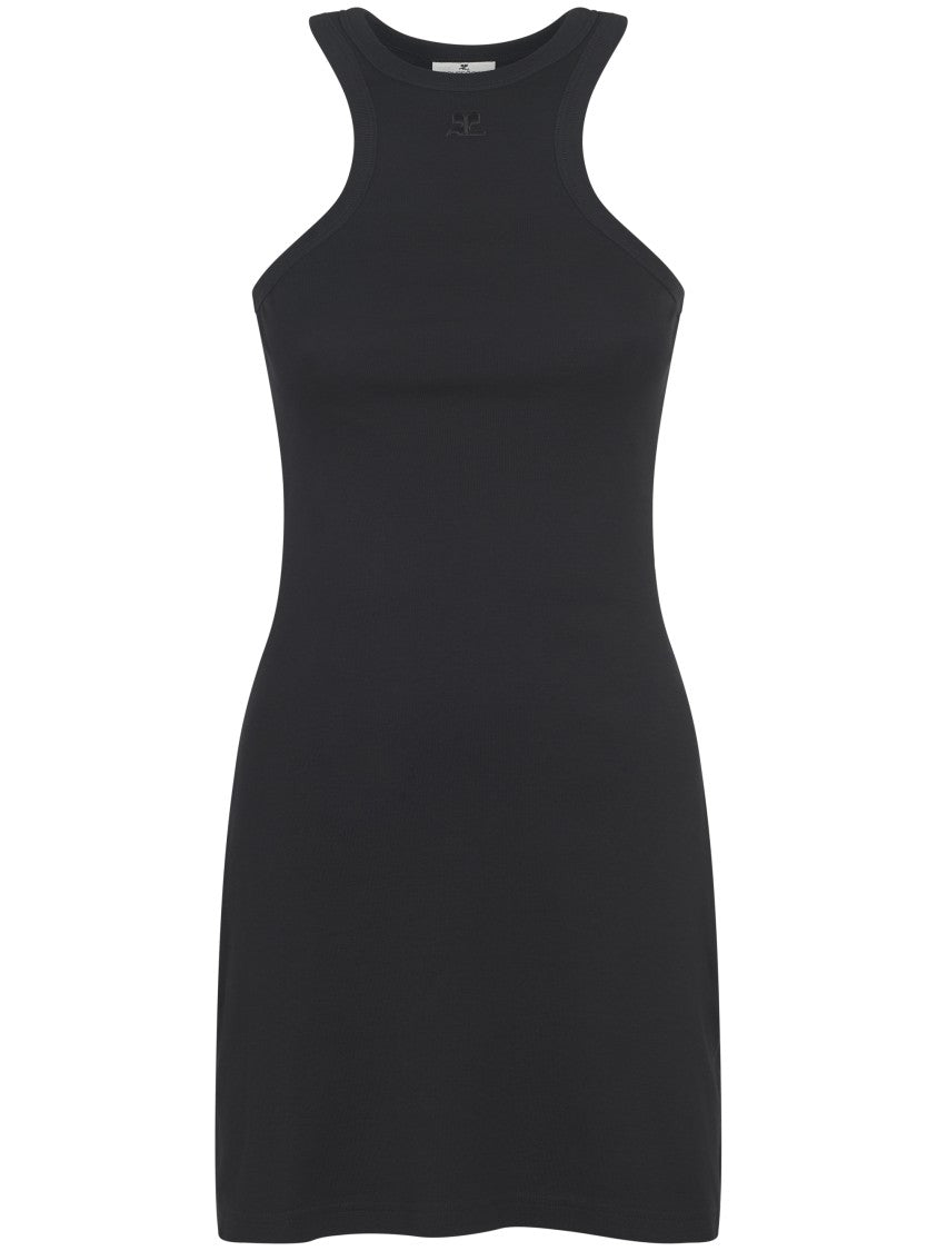 Courrèges Fitted Sleeveless Mini Dress
