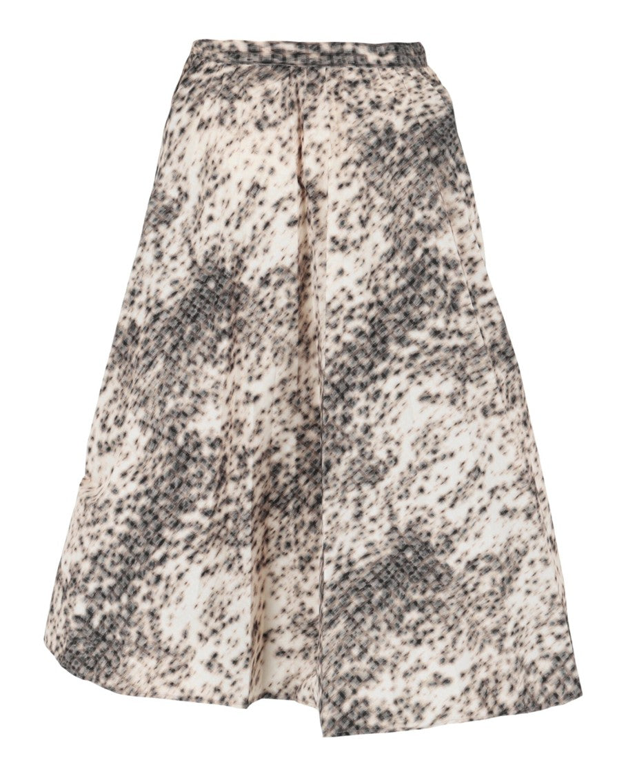 Givenchy Printed Pleated Midi Skirt