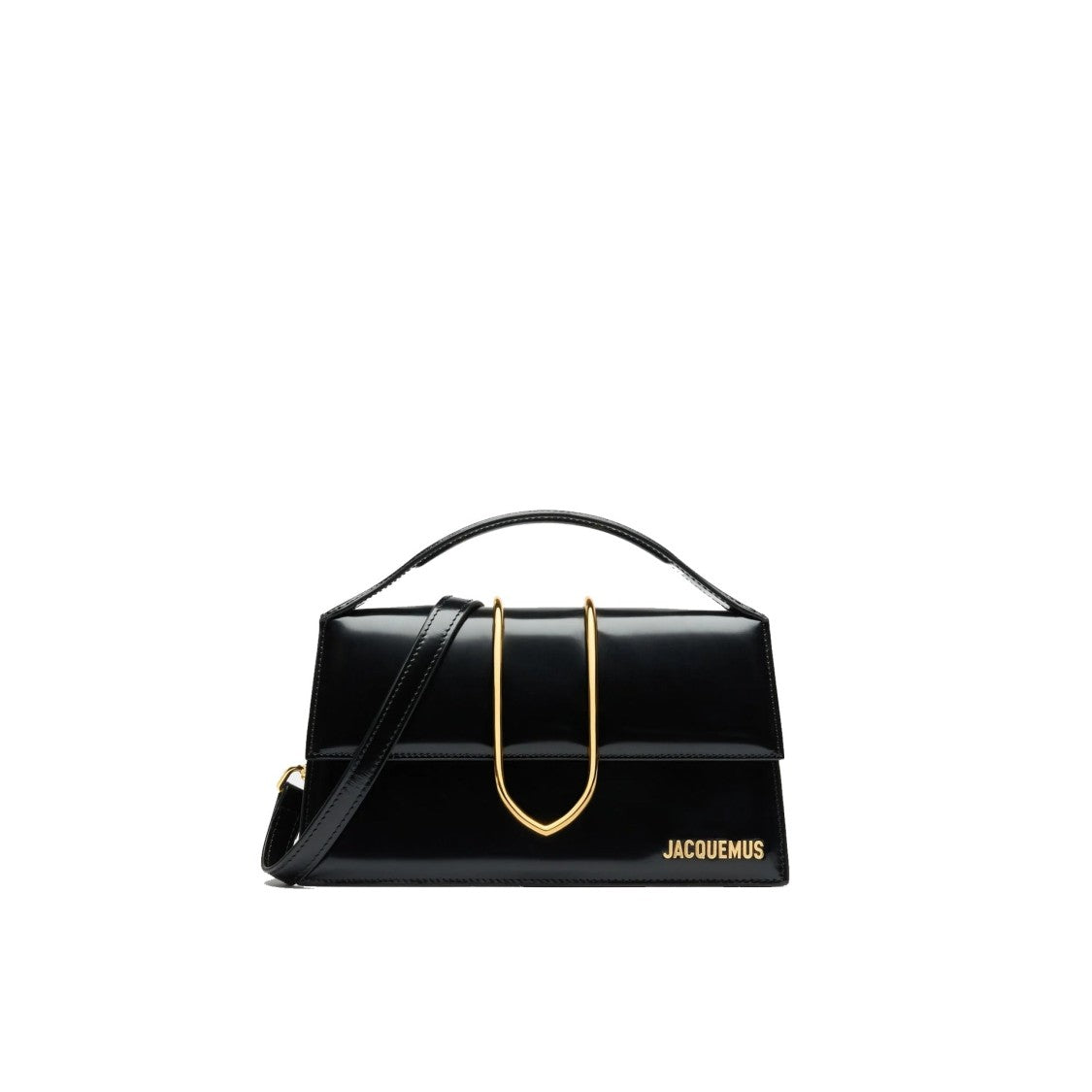Jacquemus Brushed And Glossy Calf Leather Shoulder Bag