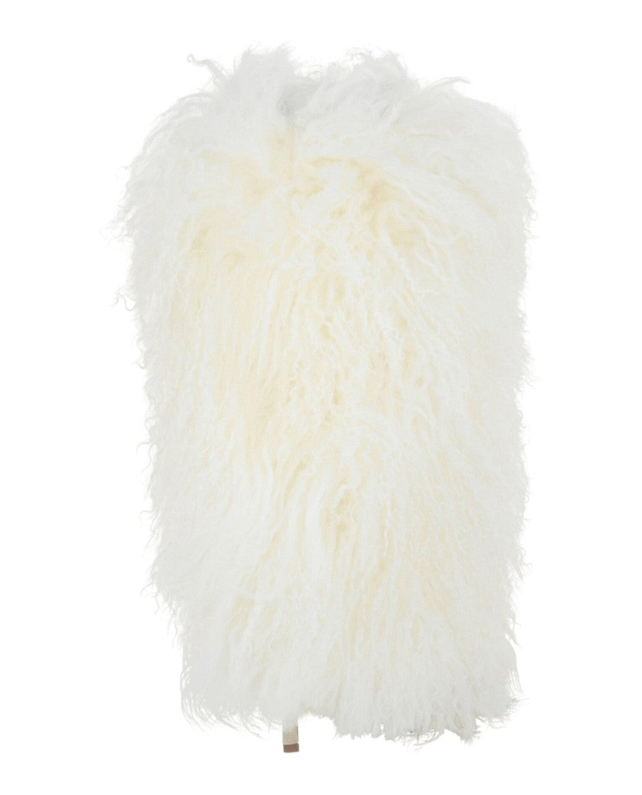Paris Texas Furry Mid-Calf Boots