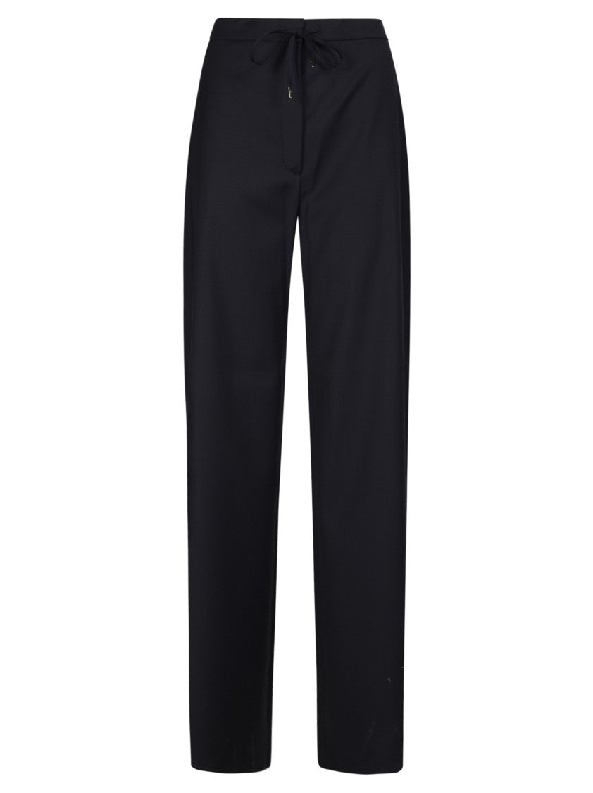 Max Mara Corone Elastic Waist Straight-Leg Pants