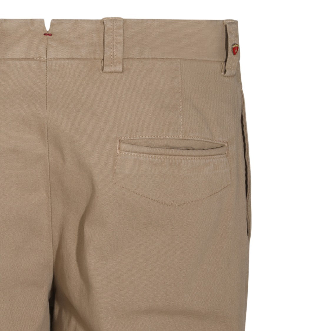 Incotex Brown Pleated Cuffed Chino Trousers
