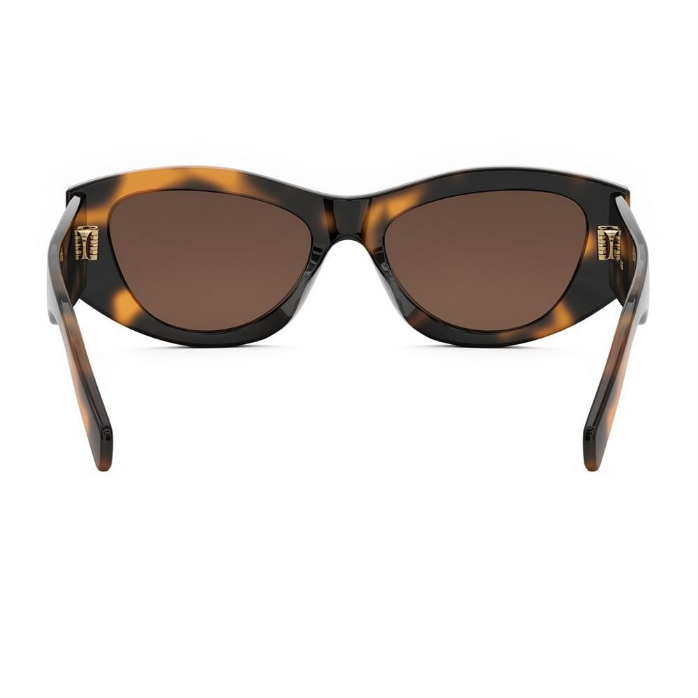 Celine Triomphe Cat-Eye Sculpted Acetate Sunglasses