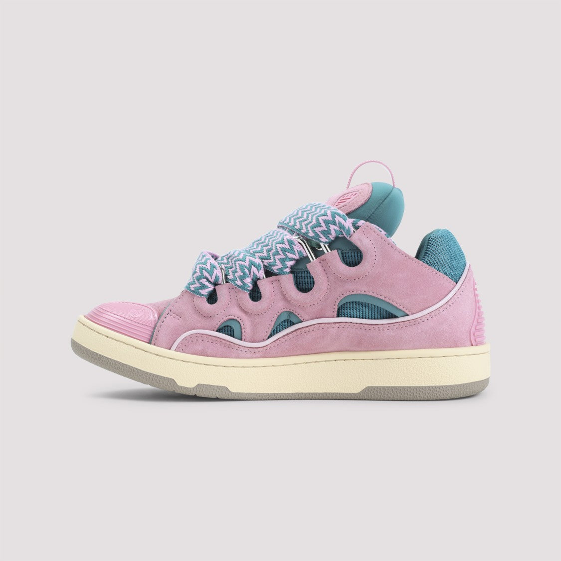 Lanvin 90S-Inspired Multicolour Curb Sneakers