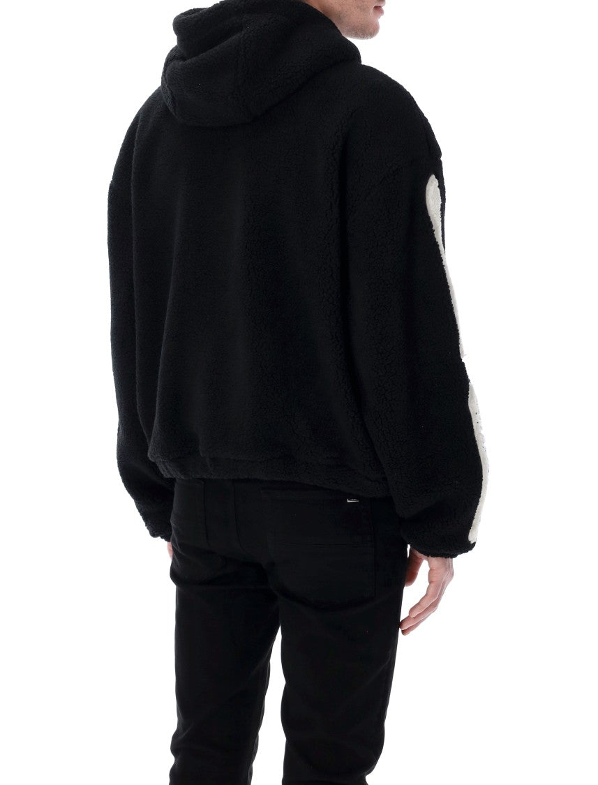 Amiri Bones Fleece Zip Hoodie