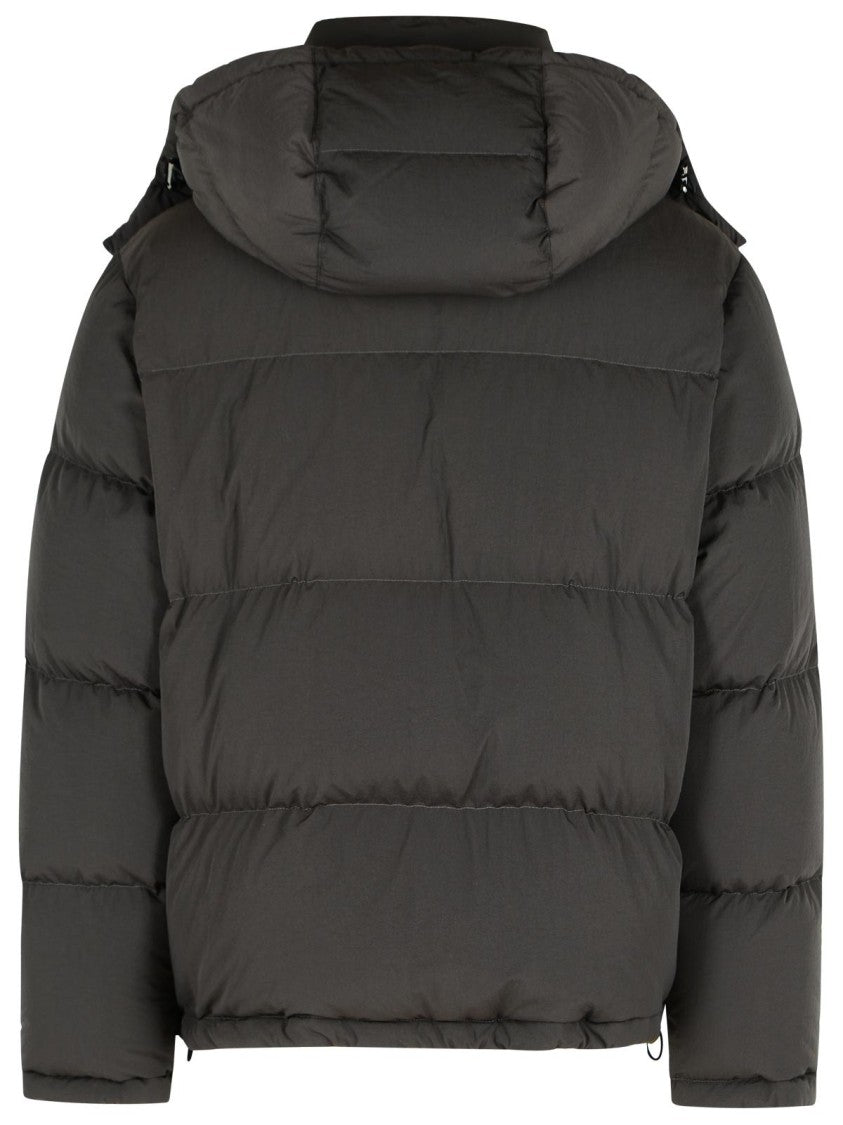 Dolce & Gabbana Grey Polyamide Down Jacket