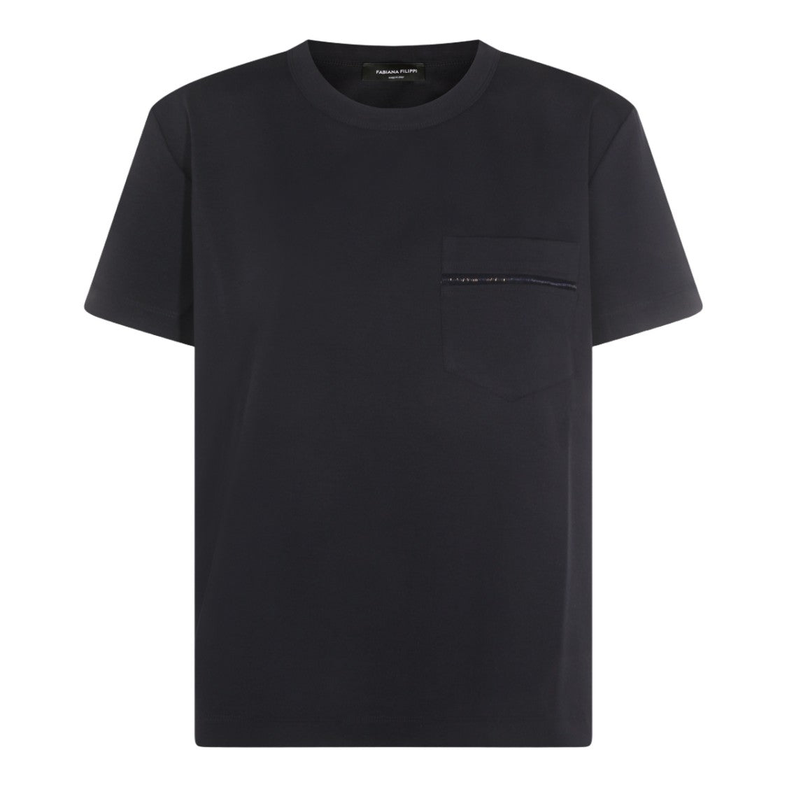 Fabiana Filippi Short-Sleeved T-Shirt With Pocket Detail
