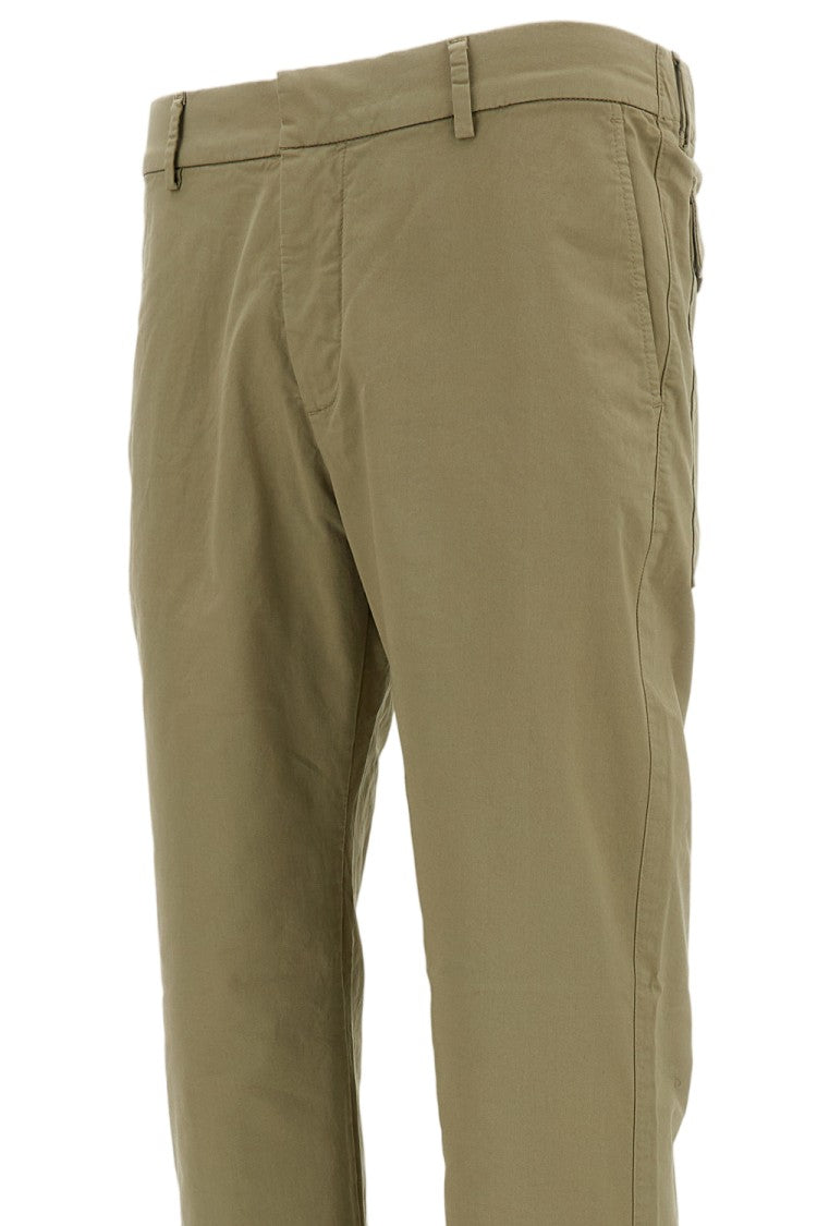 Barena Beige Stretch Cotton Twill Semi-Jogger Trousers