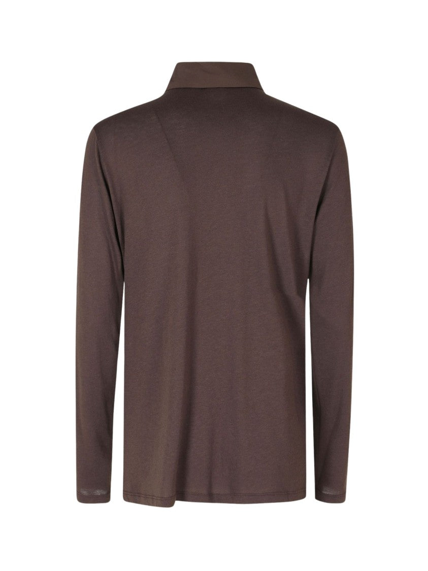 Seventy Venezia Brown Cotton-Blend Casual Shirt