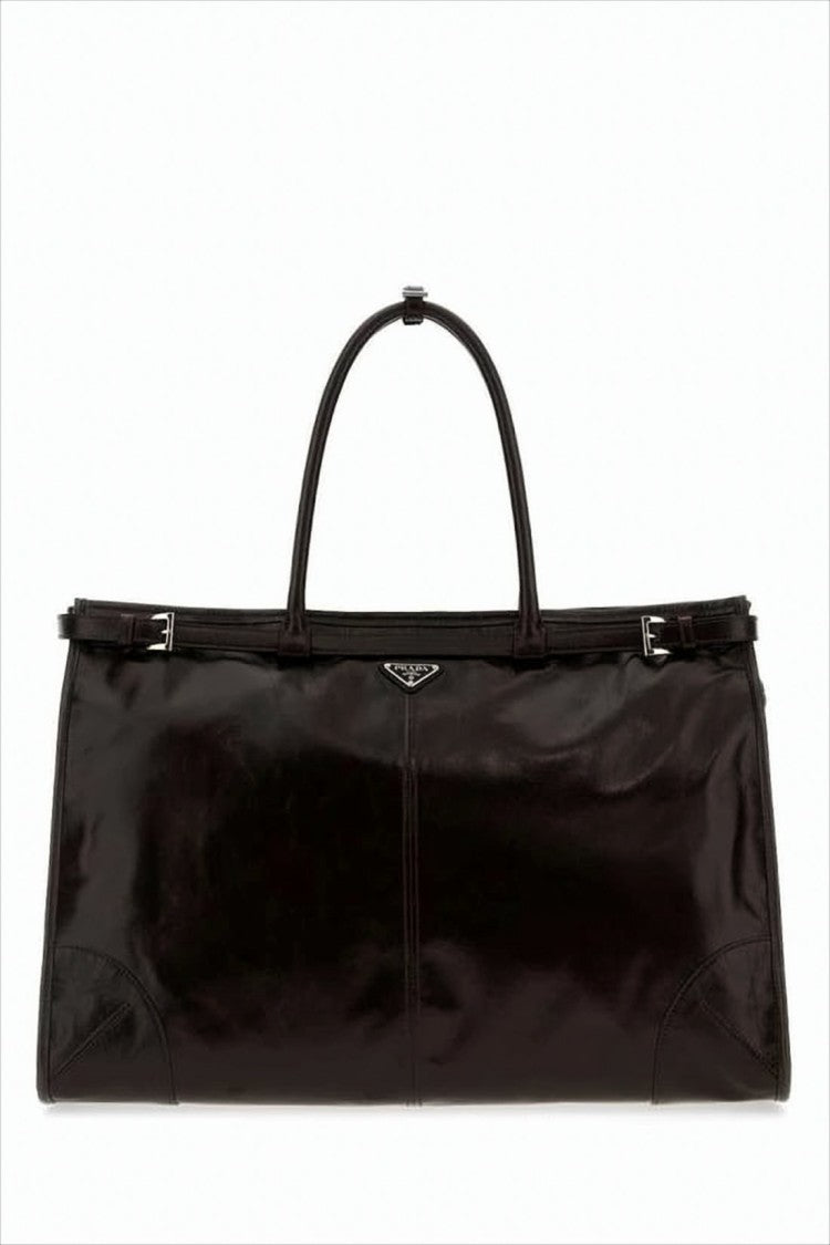 Prada Smooth Calf Leather Tote Bag