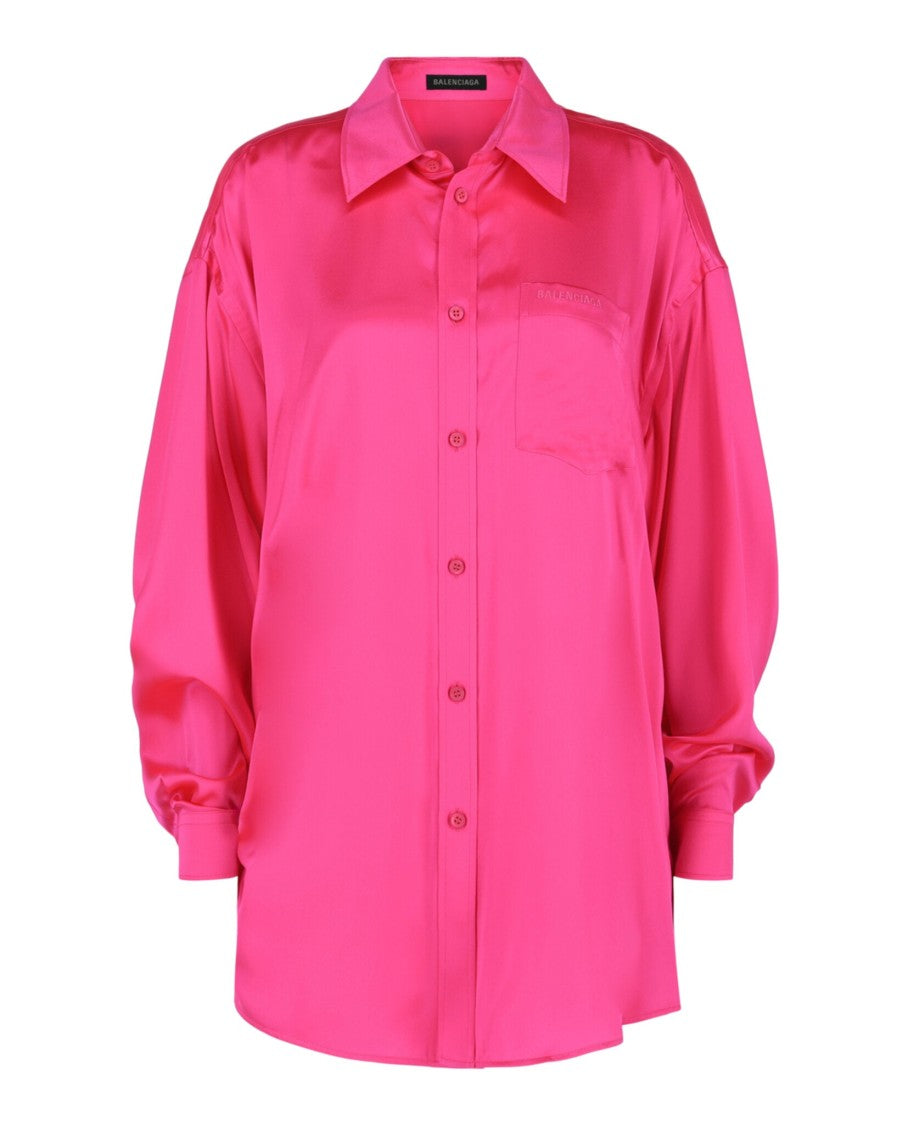Balenciaga Fluid Satin Blouse