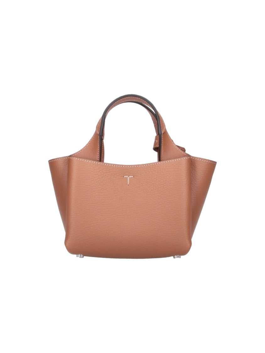 Tod's Brown Leather Mini Handbag