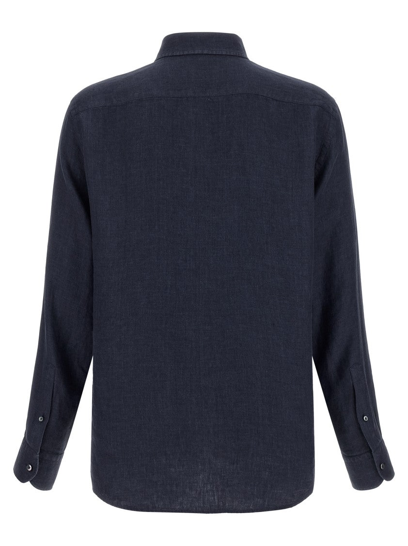 Zegna Polo Oasi Lino Délavé Linen Polo