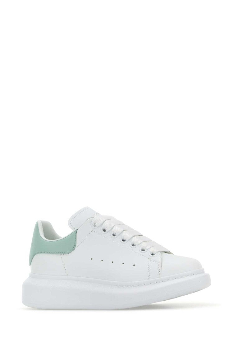 Alexander Mcqueen White Leather Sneakers