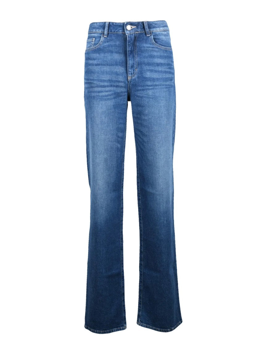 Icon Denim Blue Joia Flared Stretch Denim Jeans