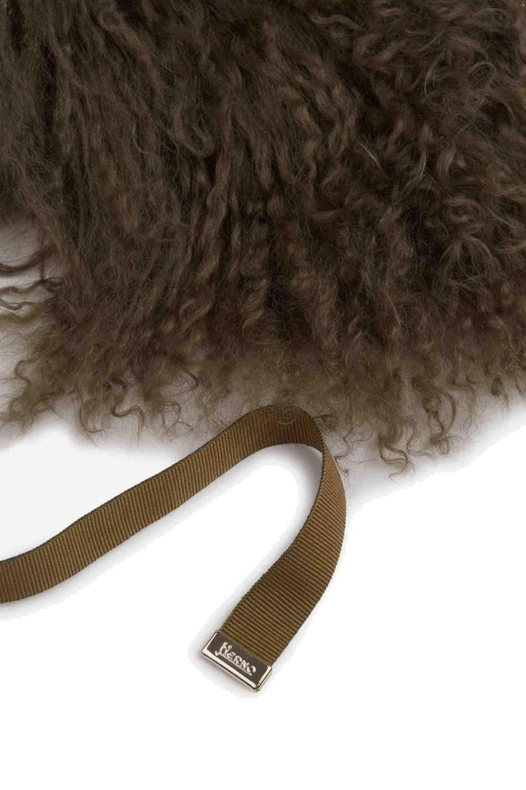 Herno Faux Fur Scarf With Plush Texture And Refined Design