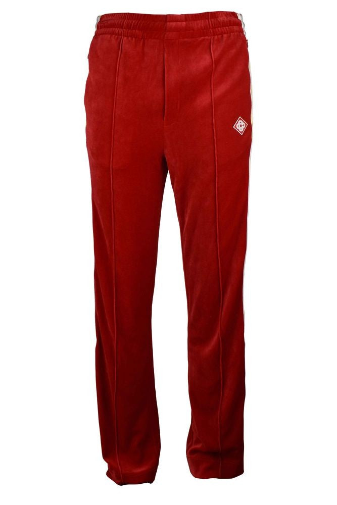Casablanca Casablanca Red Velvet Sweatpants