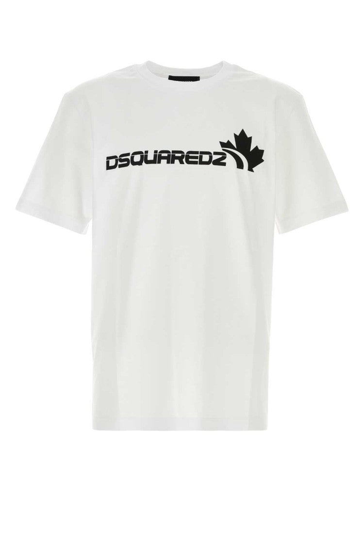 Dsquared2 White Cotton T-Shirt