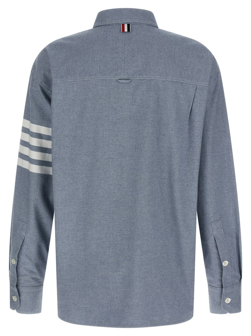 Thom Browne '4Bar' Flannel Shirt