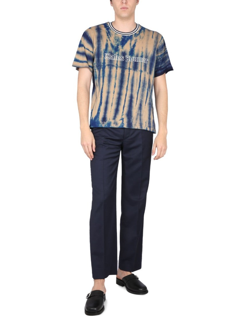 Wales Bonner Round Neck Tie-Dye T-Shirt