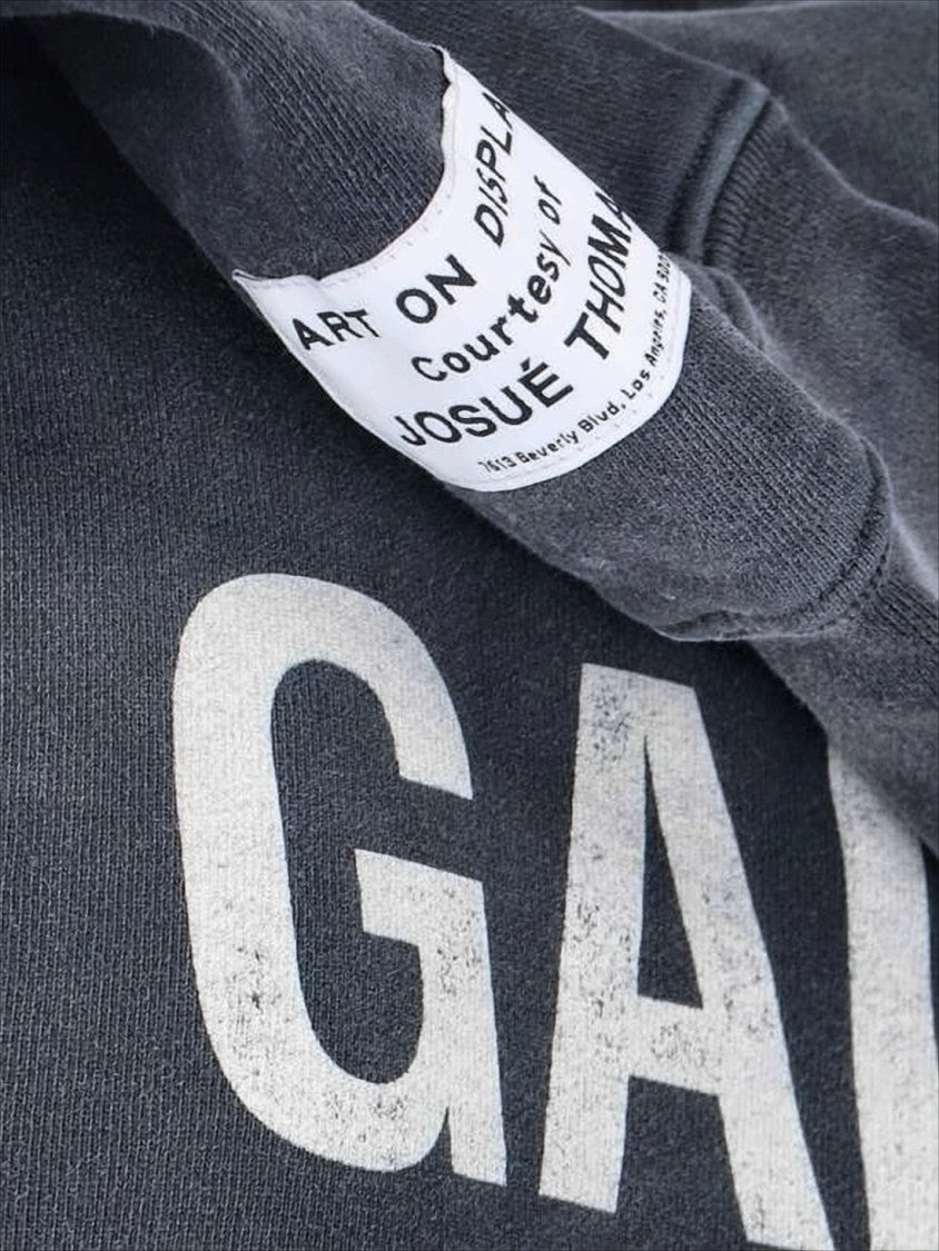 Gallery Dept. Painted Logo Pullover Hoodie With Distressed Finish