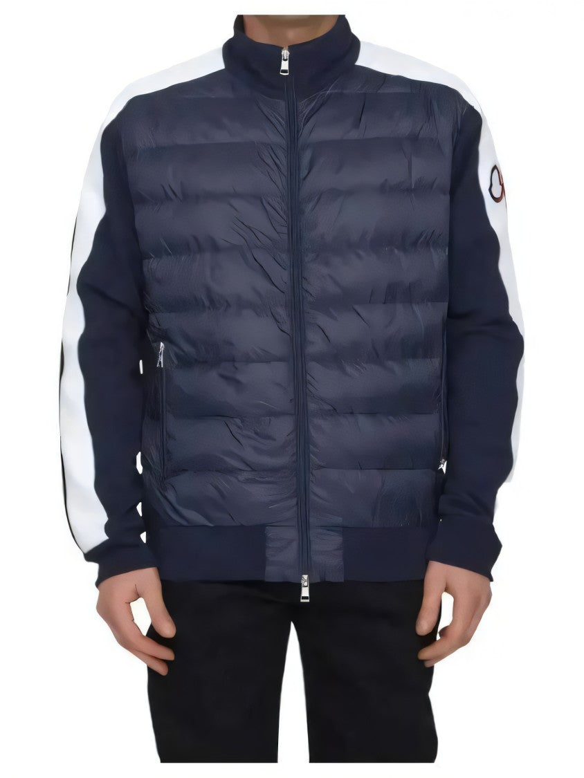 Moncler Quilted Blue Padded Jacket