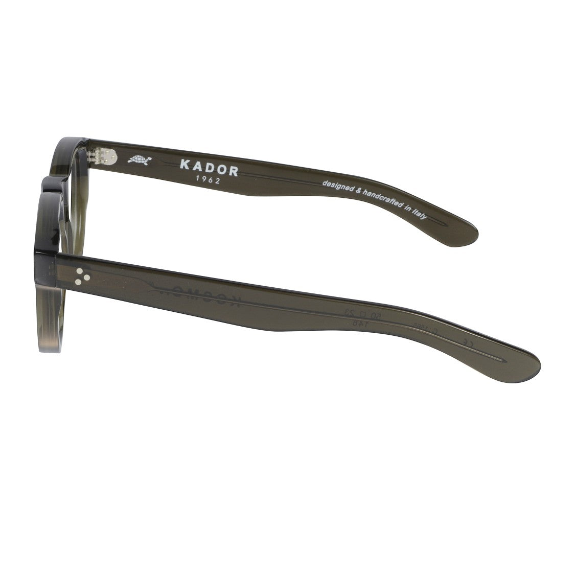 Kador Kosmo/N Translucent Smoky Gray Eyeglasses With Keyhole Bridge