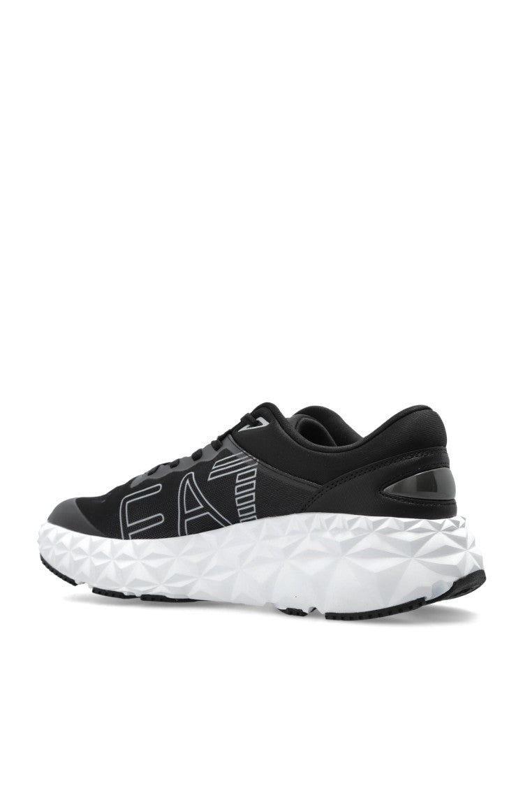 Ea7 Emporio Armani Athletic Sneakers With Distinctive Logo Accents