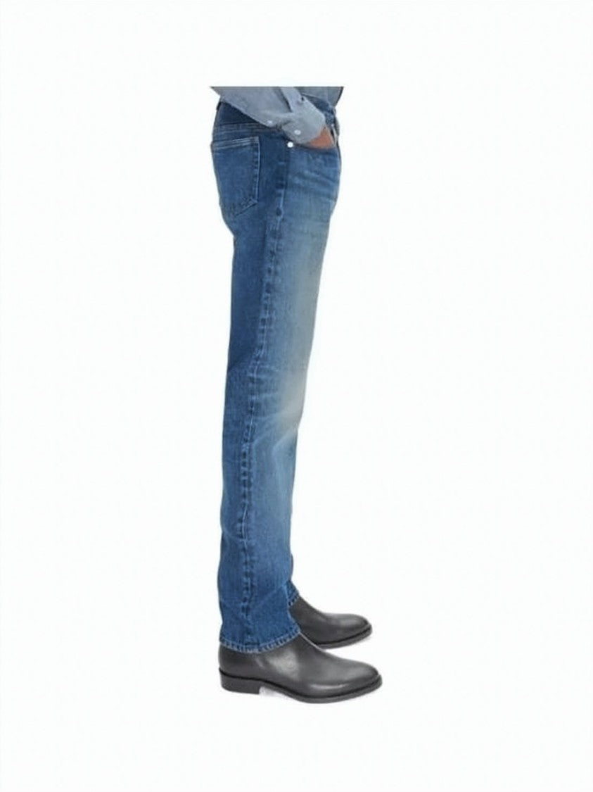A.P.C. Classic Straight-Leg Denim Pants With Medium Wash