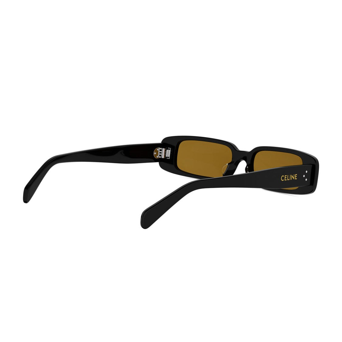 Celine Black 3 Dots Recycled Acetate Geometric Sunglasses