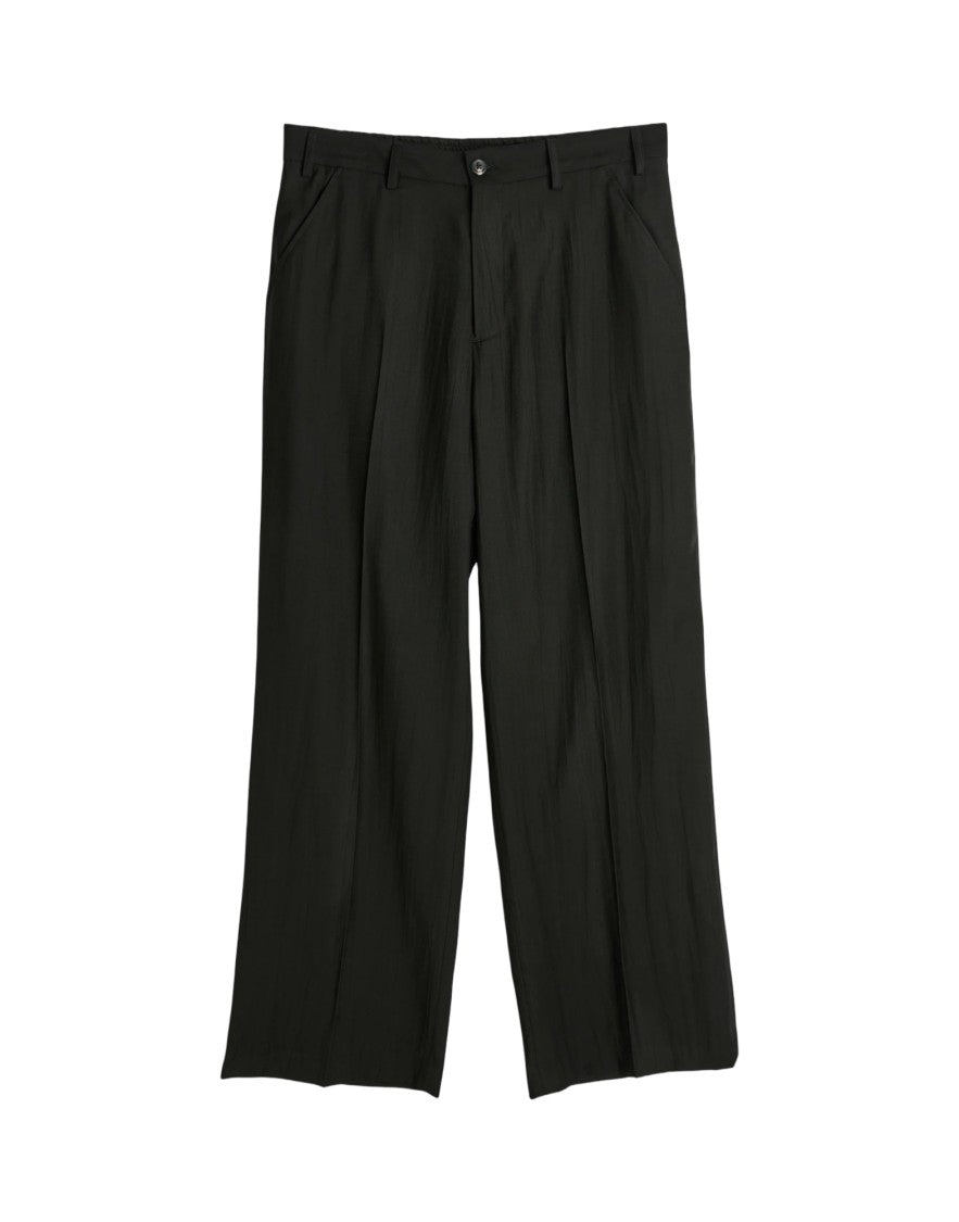 Our Legacy Relaxed Fit Black Viscose Baggy Pants