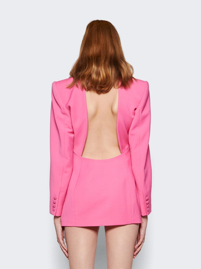 Area Crystal Embellished Tuxedo Dress