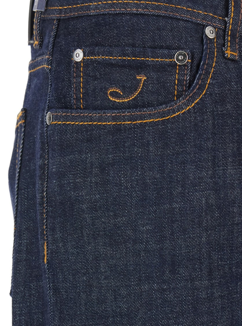 Jacob Cohen Dark Blue Slim Fit Jeans