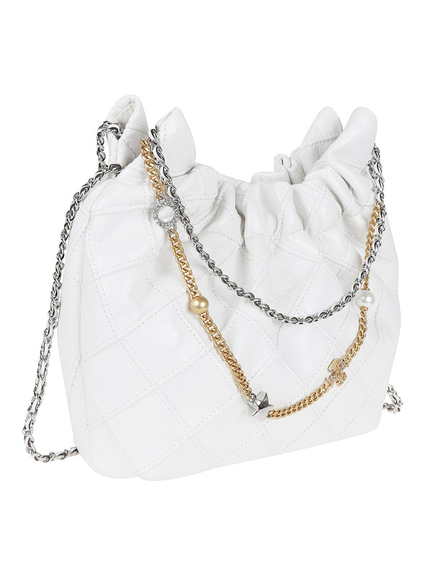 Tory Burch Quilted Lamb Leather Shoulder Bag