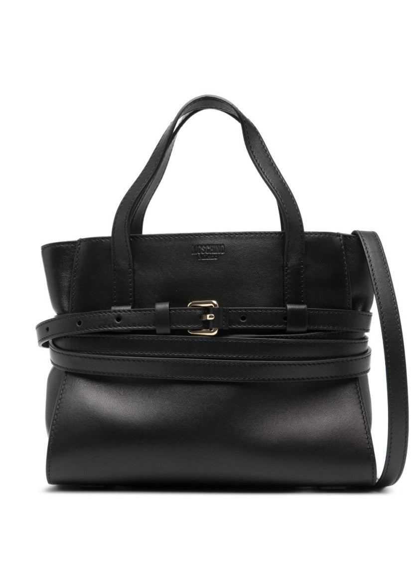Moschino Structured Handbag With Knotted Belt Detail